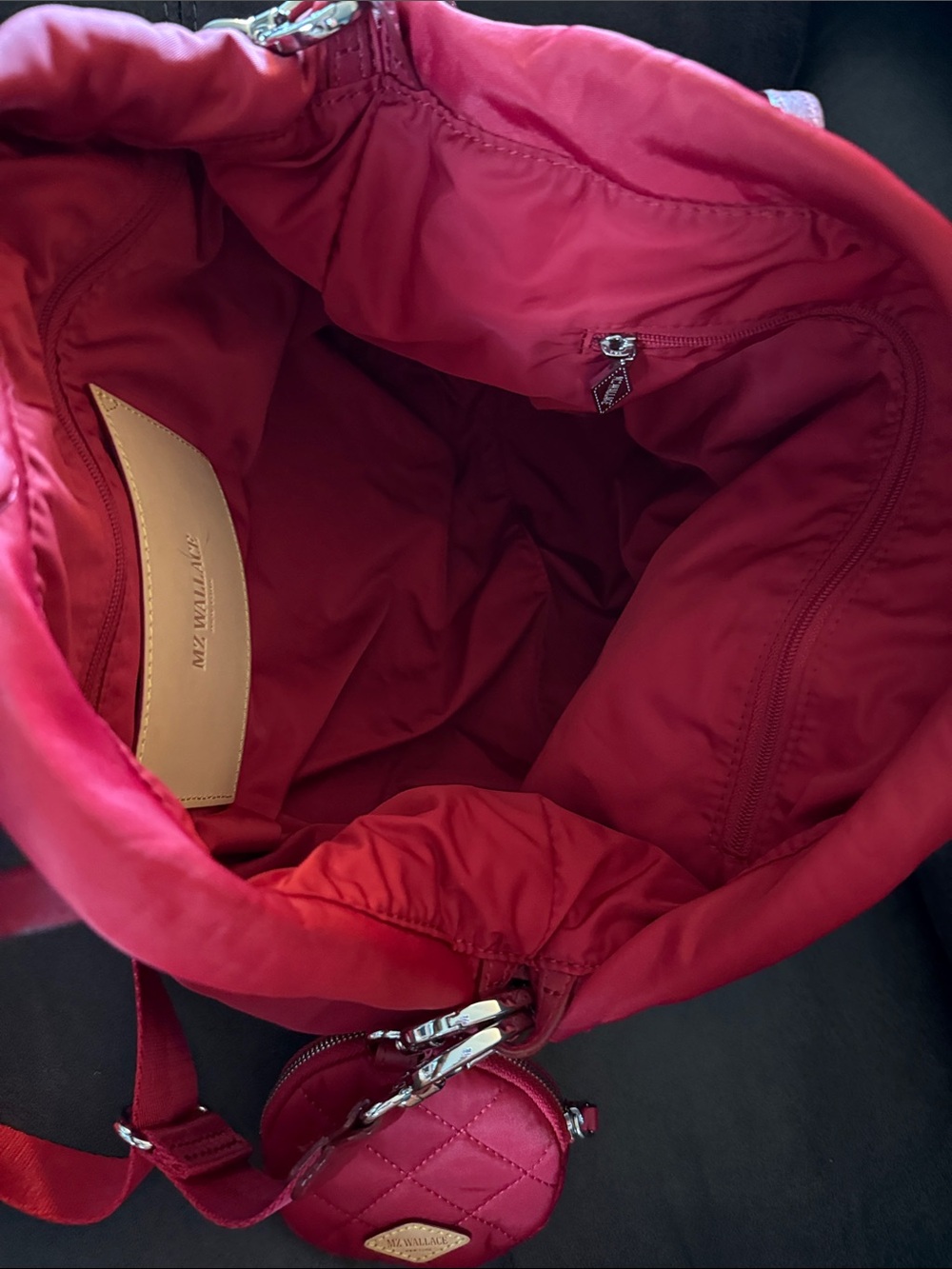 MZ Wallace Red Apple small Convertible Waverly Shoulder Bag - Picture 4 of 7